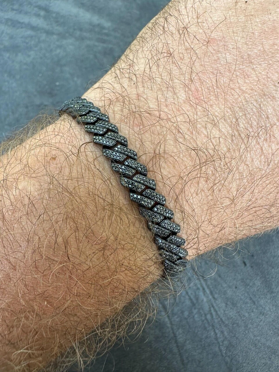 BLACK MOISSANITE 8mm Real Miami Cuban Link Prong Bracelet Iced Black Rhodium Over 925 Silver 20 BLACK MOISSANITE 8mm Real Miami Cuban Link Prong Bracelet Iced Black Rhodium Over 925 Silver - Image 18