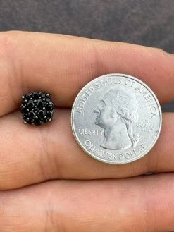 Black Moissanite 925 Silver Hip Hop Earrings Cluster Studs Pass Diamond Tester 26 Black Moissanite 925 Silver Hip Hop Earrings Cluster Studs Pass Diamond Tester -Harlem Bling Shop harlembling black moissanite 925 silver hip hop earrings cluster studs pass diamond tester 30975.1675187660