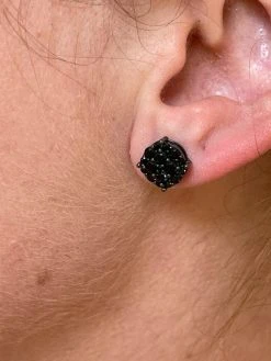 Black Moissanite 925 Silver Hip Hop Earrings Cluster Studs Pass Diamond Tester 22 Black Moissanite 925 Silver Hip Hop Earrings Cluster Studs Pass Diamond Tester -Harlem Bling Shop harlembling black moissanite 925 silver hip hop earrings cluster studs pass diamond tester 70504.1675187823