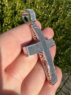 Black MOISSANITE 925 Silver Large Iced Cross Pendant 2.5CT Pass Diamond Tester 36 Black MOISSANITE 925 Silver Large Iced Cross Pendant 2.5CT Pass Diamond Tester -Harlem Bling Shop harlembling black moissanite 925 silver large iced cross pendant 2.5ct pass diamond tester 24718.1674841978
