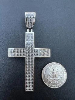 Black MOISSANITE 925 Silver Large Iced Cross Pendant 2.5CT Pass Diamond Tester 32 Black MOISSANITE 925 Silver Large Iced Cross Pendant 2.5CT Pass Diamond Tester -Harlem Bling Shop harlembling black moissanite 925 silver large iced cross pendant 2.5ct pass diamond tester 89678.1674841860