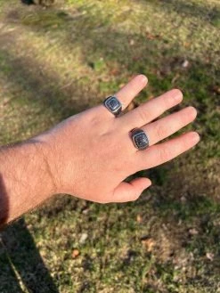 Black MOISSANITE Mens Real Solid 925 Sterling Silver Ring Pass Diamond Tester 29 Black MOISSANITE Mens Real Solid 925 Sterling Silver Ring Pass Diamond Tester -Harlem Bling Shop harlembling black moissanite mens real solid 925 sterling silver ring pass diamond tester 03340.1675274091