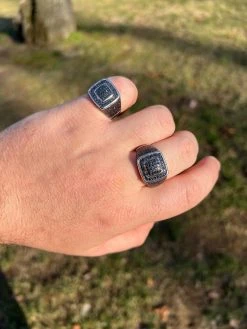 Black MOISSANITE Mens Real Solid 925 Sterling Silver Ring Pass Diamond Tester 28 Black MOISSANITE Mens Real Solid 925 Sterling Silver Ring Pass Diamond Tester -Harlem Bling Shop harlembling black moissanite mens real solid 925 sterling silver ring pass diamond tester 64303.1675274123