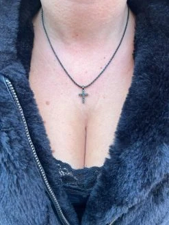 Black MOISSANITE Real 925 Silver Iced Cross Pendant Diamond Passes Tester 21 Black MOISSANITE Real 925 Silver Iced Cross Pendant Diamond Passes Tester -Harlem Bling Shop harlembling black moissanite real 925 silver iced cross pendant diamond passes tester 27066.1670514685