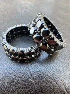 Black Moissanite Ring Real 925 Silver Oxidized Rhodium Hip Hop Iced Tennis Band 25 Black Moissanite Ring Real 925 Silver Oxidized Rhodium Hip Hop Iced Tennis Band -Harlem Bling Shop harlembling black moissanite ring real 925 silver oxidized rhodium hip hop iced tennis band 12404.1679513018