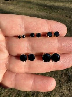 Black Moissanite Screwback Stud Earrings 14k Gold 925 Silver 3-8mm Passes Tester 36 Black Moissanite Screwback Stud Earrings 14k Gold 925 Silver 3-8mm Passes Tester -Harlem Bling Shop harlembling black moissanite screwback stud earrings 14k gold 925 silver 3 8mm passes tester 90745.1676744609