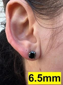 Black Moissanite Screwback Stud Earrings Oxidized Rhodium 925 Silver 3-8mm Pass Diamond Tester 26 Black Moissanite Screwback Stud Earrings Oxidized Rhodium 925 Silver 3-8mm Pass Diamond Tester -Harlem Bling Shop harlembling black moissanite screwback stud earrings oxidized rhodium 925 silver 3 8mm pass diamond tester 19618.1676485149