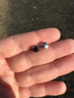 Black Moissanite Screwback Stud Earrings Real 925 Silver 3-8mm Pass Tester -Harlem Bling Shop harlembling black moissanite screwback stud earrings real 925 silver 3 8mm pass tester 43569.1676744594