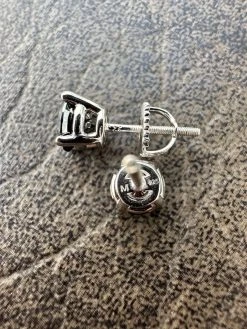 Black Moissanite Screwback Stud Earrings Real 925 Silver 3-8mm Pass Tester -Harlem Bling Shop harlembling black moissanite screwback stud earrings real 925 silver 3 8mm pass tester 87936.1676744596