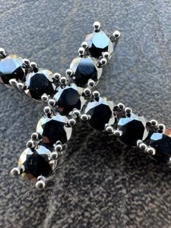 Black MOISSANITE Stone Real 925 Silver Tennis Cross Iced Pendant Necklace HipHop 33 Black MOISSANITE Stone Real 925 Silver Tennis Cross Iced Pendant Necklace HipHop -Harlem Bling Shop harlembling black moissanite stone real 925 silver tennis cross iced pendant necklace hiphop 08621.1679599573