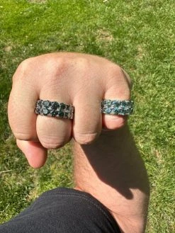 Blue Green Moissanite Ring Real 925 Silver Hip Hop Iced Tennis Band 10mm Big 25 Blue Green Moissanite Ring Real 925 Silver Hip Hop Iced Tennis Band 10mm Big -Harlem Bling Shop harlembling blue green moissanite ring real 925 silver hip hop iced tennis band 10mm big 07036.1683752225