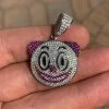 Clown Emoji Pendant Solid 925 Sterling Silver ICY Diamond Hip Hop Piece Iced 2 Clown Emoji Pendant Solid 925 Sterling Silver ICY Diamond Hip Hop Piece Iced -Harlem Bling Shop harlembling clown emoji pendant solid 925 sterling silver icy diamond hip hop piece iced 49128.1664376335
