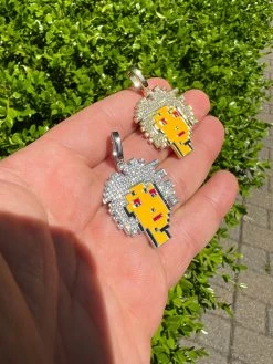 Cryptopunk NFT #2 Girl W. Afro Iced Pendant Necklace Solid 925 Silver / 14k Gold Crypto Punk 19 Cryptopunk NFT #2 Girl W. Afro Iced Pendant Necklace Solid 925 Silver / 14k Gold Crypto Punk -Harlem Bling Shop harlembling cryptopunk nft 2 girl w afro iced pendant necklace solid 925 silver 14k gold crypto punk 66353.1664300550