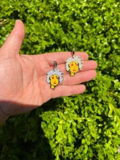 Cryptopunk NFT #2 Girl W. Afro Iced Pendant Necklace Solid 925 Silver / 14k Gold Crypto Punk 22 Cryptopunk NFT #2 Girl W. Afro Iced Pendant Necklace Solid 925 Silver / 14k Gold Crypto Punk -Harlem Bling Shop harlembling cryptopunk nft 2 girl w afro iced pendant necklace solid 925 silver 14k gold crypto punk 85896.1664300051