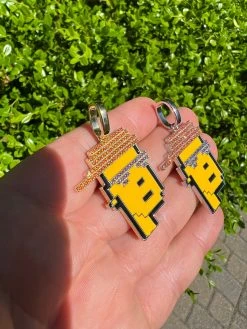 Cryptopunk NFT #3 Guy W. Red Cap Iced Pendant Necklace Solid 925 Silver / 14k Gold Crypto Punk 17 Cryptopunk NFT #3 Guy W. Red Cap Iced Pendant Necklace Solid 925 Silver / 14k Gold Crypto Punk -Harlem Bling Shop harlembling cryptopunk nft 3 guy w red cap iced pendant necklace solid 925 silver 14k gold crypto punk 45469.1664301127