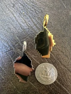 Cryptopunk NFT Pendant #1 Guy W. Glasses Iced Pendant Necklace Solid 925 Silver / 14k Gold Crypto Punk 21 Cryptopunk NFT Pendant #1 Guy W. Glasses Iced Pendant Necklace Solid 925 Silver / 14k Gold Crypto Punk -Harlem Bling Shop harlembling cryptopunk nft pendant 1 guy w glasses iced pendant necklace solid 925 silver 14k gold crypto punk 01730.1664359839