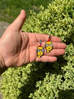 Cryptopunk NFT Pendant #1 Guy W. Glasses Iced Pendant Necklace Solid 925 Silver / 14k Gold Crypto Punk 18 Cryptopunk NFT Pendant #1 Guy W. Glasses Iced Pendant Necklace Solid 925 Silver / 14k Gold Crypto Punk -Harlem Bling Shop harlembling cryptopunk nft pendant 1 guy w glasses iced pendant necklace solid 925 silver 14k gold crypto punk 49241.1664358206