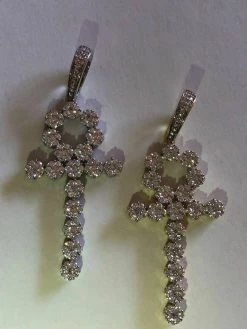 Diamond Ankh Cross Tennis Pendant Real 14k Gold Over Solid 925 Sterling Silver 13 Diamond Ankh Cross Tennis Pendant Real 14k Gold Over Solid 925 Sterling Silver -Harlem Bling Shop harlembling diamond ankh cross tennis pendant real 14k gold over solid 925 sterling silver 66538.1664388958