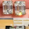 Emerald Cut Real Moissanite Solitaire Stud Earrings 14ct Gold Plated 925 Silver 2 Emerald Cut Real Moissanite Solitaire Stud Earrings 14ct Gold Plated 925 Silver -Harlem Bling Shop harlembling emerald cut real moissanite solitaire stud earrings 14ct gold plated 925 silver 14741.1664299793