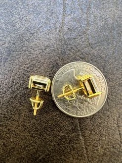 Emerald Cut Real Moissanite Solitaire Stud Earrings 14ct Gold Plated 925 Silver 20 Emerald Cut Real Moissanite Solitaire Stud Earrings 14ct Gold Plated 925 Silver -Harlem Bling Shop harlembling emerald cut real moissanite solitaire stud earrings 14ct gold plated 925 silver 17660.1664299767