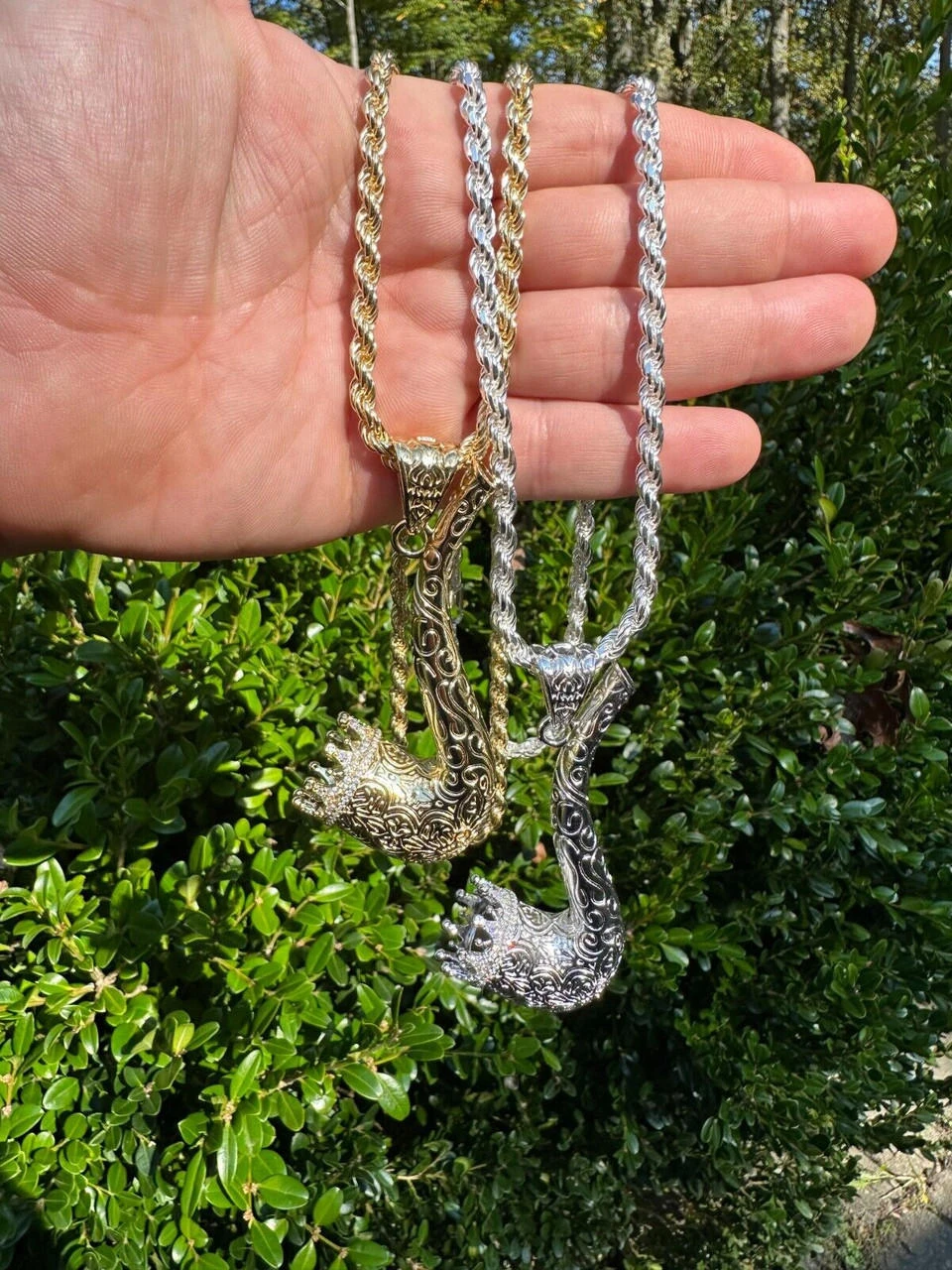 Fully Functional Tobacco Pipe Pendant MOISSANITE Real 925 Silver Iced Hip Hop 19 Fully Functional Tobacco Pipe Pendant MOISSANITE Real 925 Silver Iced Hip Hop - Image 17