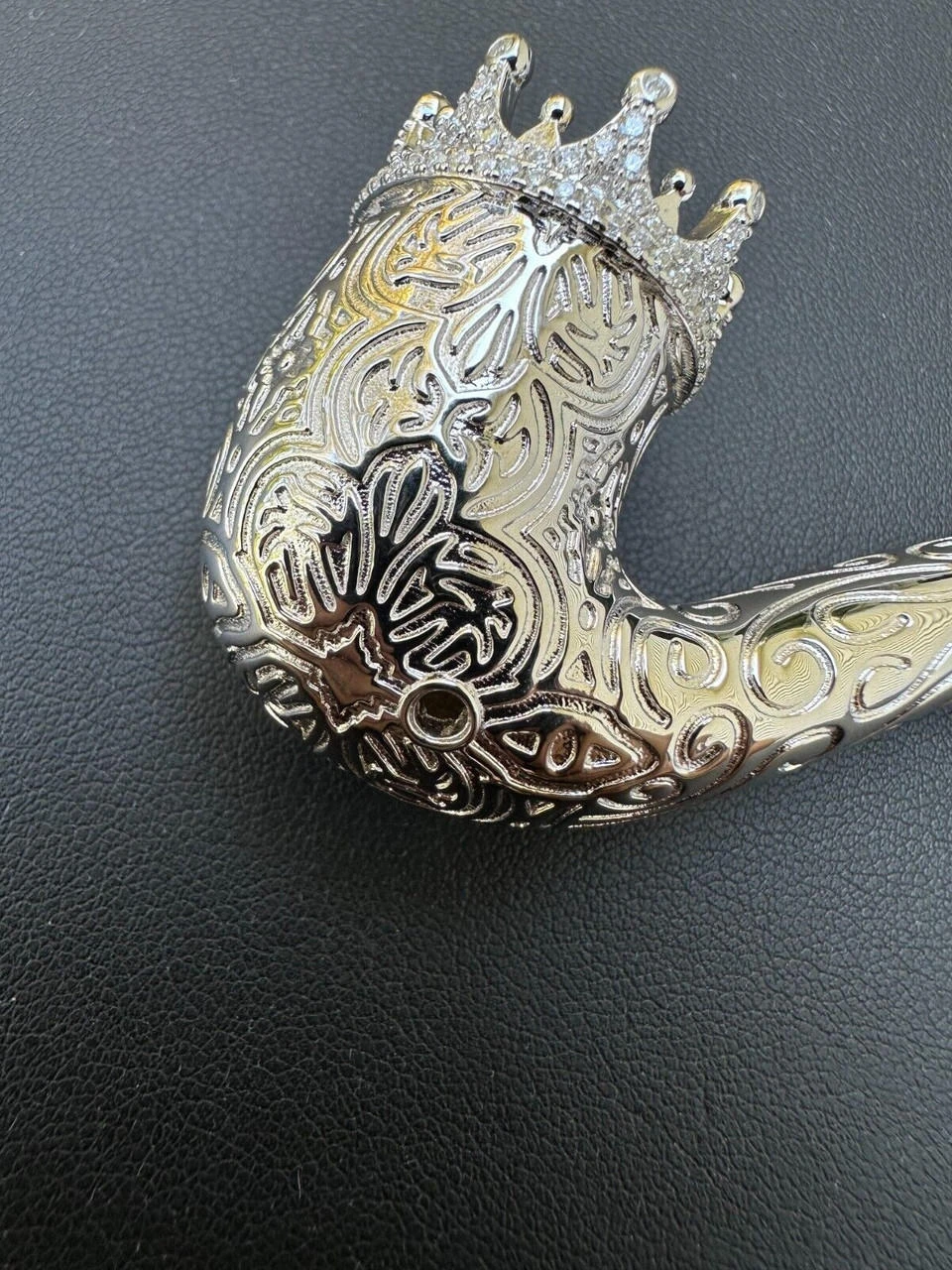 Fully Functional Tobacco Pipe Pendant MOISSANITE Real 925 Silver Iced Hip Hop 18 Fully Functional Tobacco Pipe Pendant MOISSANITE Real 925 Silver Iced Hip Hop - Image 16