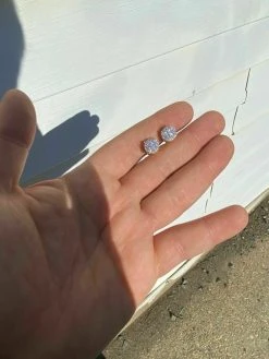 Gold Vermeil MOISSANITE Iced Hip Hop Earrings Cluster Studs Pass Diamond Tester 24 Gold Vermeil MOISSANITE Iced Hip Hop Earrings Cluster Studs Pass Diamond Tester -Harlem Bling Shop harlembling gold vermeil moissanite iced hip hop earrings cluster studs pass diamond tester 75006.1664356014