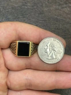 Handmade Real Solid 925 Sterling Silver Black Onyx Square Ring Size 7-13 Pinky 18 Handmade Real Solid 925 Sterling Silver Black Onyx Square Ring Size 7-13 Pinky -Harlem Bling Shop harlembling handmade real solid 925 sterling silver black onyx square ring size 7 13 pinky 06688.1664373342