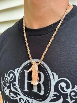 Heavy 3D Jesus Piece Real 925 Silver / 14k Yellow Rose Gold Pendant Necklace 32 Heavy 3D Jesus Piece Real 925 Silver / 14k Yellow Rose Gold Pendant Necklace -Harlem Bling Shop harlembling heavy 3d jesus piece real 925 silver 14k yellow rose gold pendant necklace 00200.1689204400