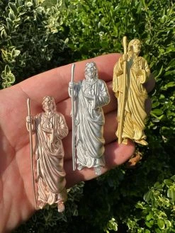 Heavy 3D San Judas St Jude Real 925 Silver 14k Yellow Rose Gold Pendant Necklace 36 Heavy 3D San Judas St Jude Real 925 Silver 14k Yellow Rose Gold Pendant Necklace -Harlem Bling Shop harlembling heavy 3d san judas st jude real 925 silver 14k yellow rose gold pendant necklace 86404.1689291051