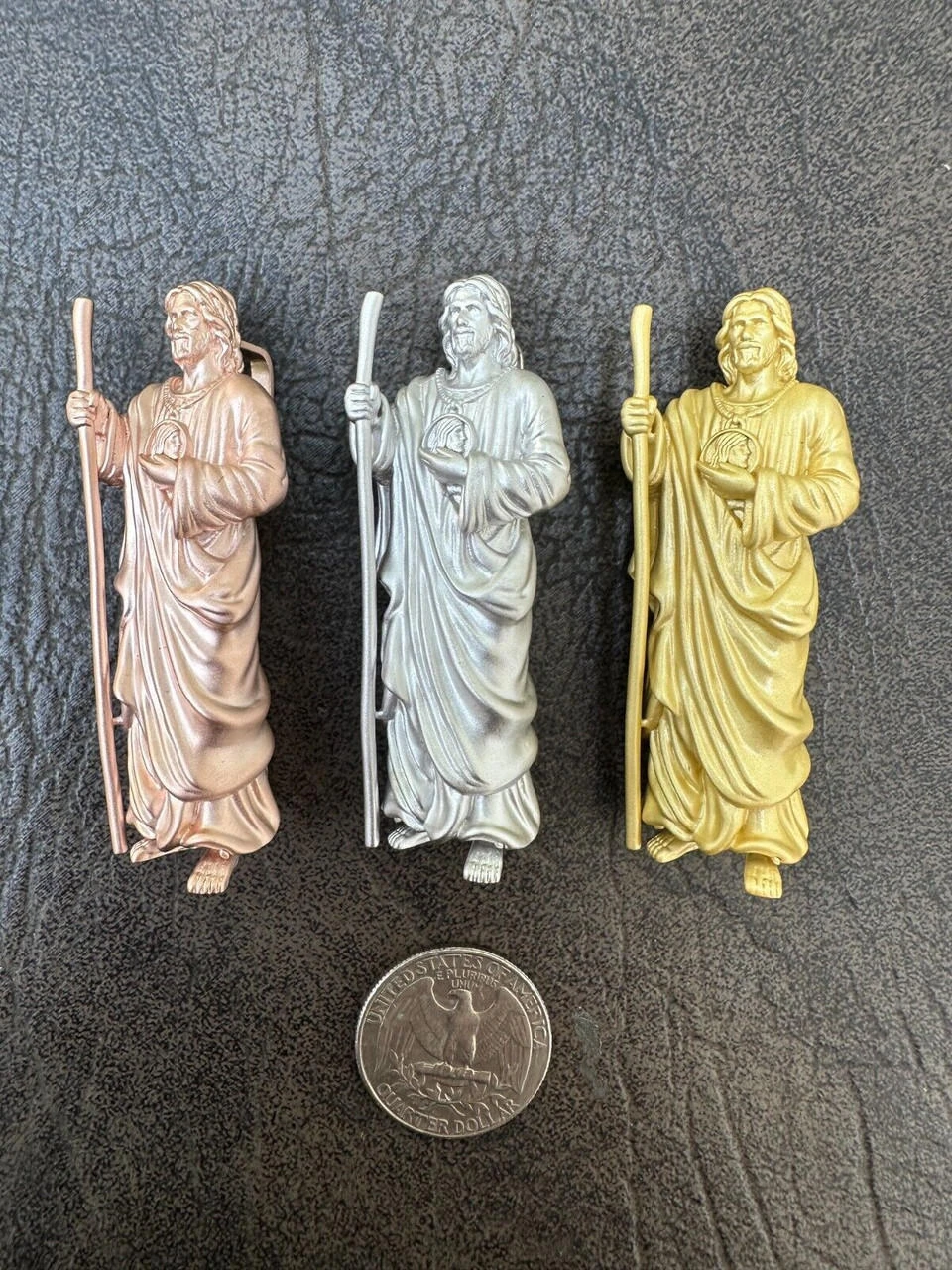 Heavy 3D San Judas St Jude Real 925 Silver 14k Yellow Rose Gold Pendant Necklace 9 Heavy 3D San Judas St Jude Real 925 Silver 14k Yellow Rose Gold Pendant Necklace - Image 7