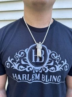 Heavy 3D St Joseph W Baby Jesus Real 925 Silver 14k Yellow Gold Pendant Necklace 30 Heavy 3D St Joseph W Baby Jesus Real 925 Silver 14k Yellow Gold Pendant Necklace -Harlem Bling Shop harlembling heavy 3d st joseph w baby jesus real 925 silver 14k yellow gold pendant necklace 44463.1698463907