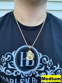 HEAVY Real Solid 925 Silver 14k Gold Vermeil Plain Jesus Piece Pendant Necklace 33 HEAVY Real Solid 925 Silver 14k Gold Vermeil Plain Jesus Piece Pendant Necklace -Harlem Bling Shop harlembling heavy real solid 925 silver 14k gold vermeil plain jesus piece pendant necklace 16940.1702702684