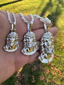 HEAVY Real Solid 925 Sterling Silver Plain Jesus Piece Pendant Necklace DETAILED 30 HEAVY Real Solid 925 Sterling Silver Plain Jesus Piece Pendant Necklace DETAILED -Harlem Bling Shop harlembling heavy real solid 925 sterling silver plain jesus piece pendant necklace detailed 27667.1702702745