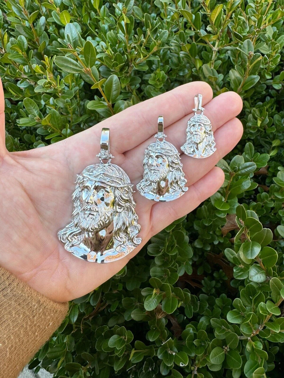 HEAVY Real Solid 925 Sterling Silver Plain Jesus Piece Pendant Necklace DETAILED 22 HEAVY Real Solid 925 Sterling Silver Plain Jesus Piece Pendant Necklace DETAILED - Image 20