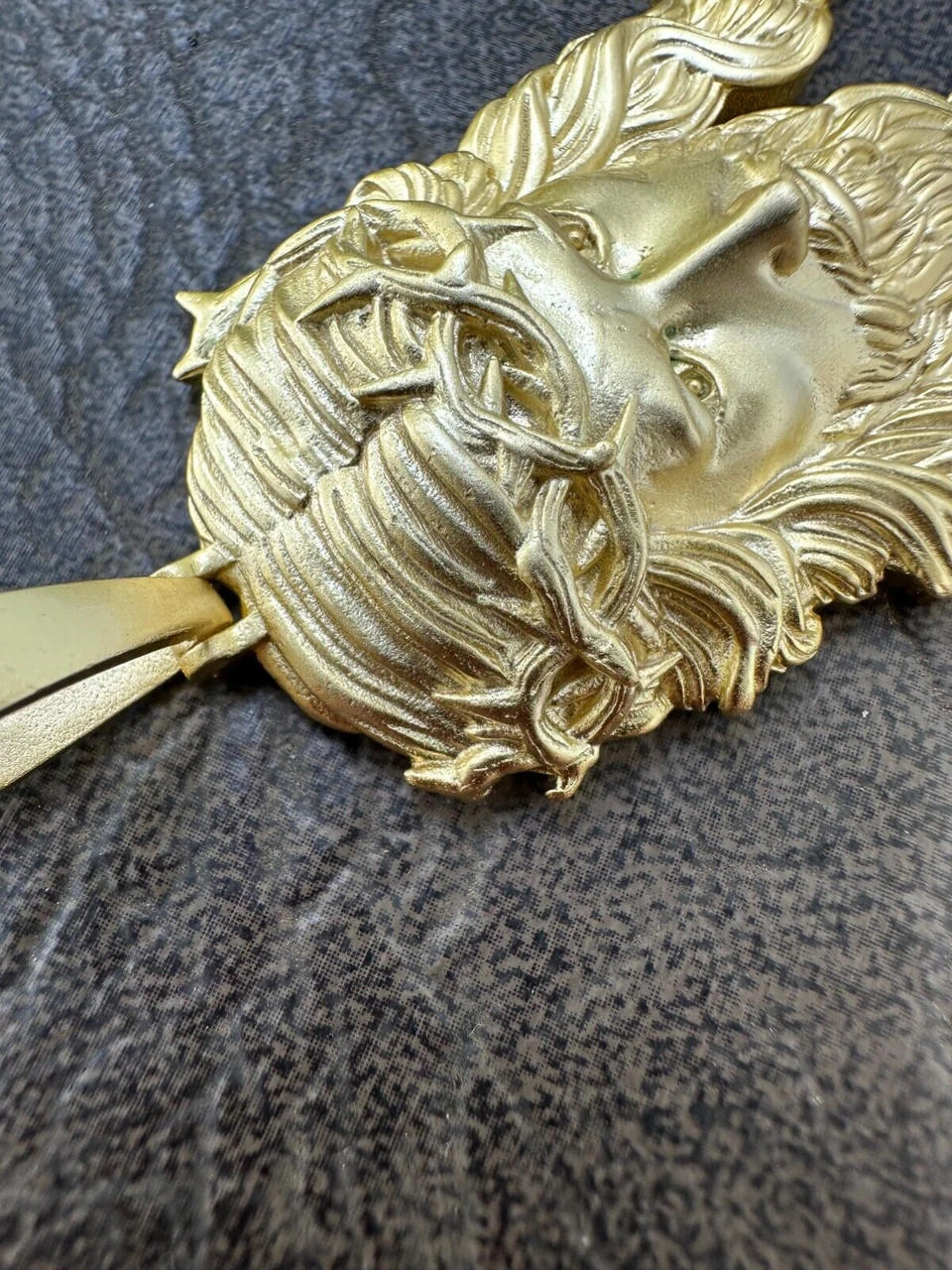 HEAVY SOLID Real 14k Gold Over 925 Sterling Silver Jesus Piece Pendant Necklace 14 HEAVY SOLID Real 14k Gold Over 925 Sterling Silver Jesus Piece Pendant Necklace - Image 12