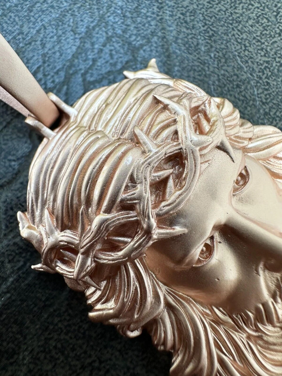 HEAVY SOLID Real 14k Rose Gold 925 Sterling Silver Jesus Piece Pendant Necklace 16 HEAVY SOLID Real 14k Rose Gold 925 Sterling Silver Jesus Piece Pendant Necklace - Image 14