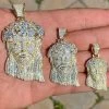 Hip Hop 14k Gold Over 925 Sterling Silver Jesus Piece Flooded Out Pendant Iced 2 Hip Hop 14k Gold Over 925 Sterling Silver Jesus Piece Flooded Out Pendant Iced -Harlem Bling Shop harlembling hip hop 14k gold over 925 sterling silver jesus piece flooded out pendant iced 10427.1664376031