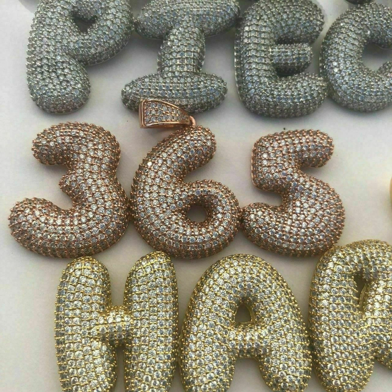 HipHop Real Custom Bubble Letter Name Pendant Iced Moissanite Pass Diamond Test 12 HipHop Real Custom Bubble Letter Name Pendant Iced Moissanite Pass Diamond Test - Image 10