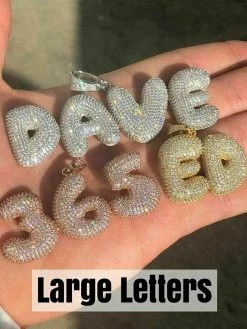 HipHop Real Custom Bubble Letter Name Pendant Iced Moissanite Pass Diamond Test 17 HipHop Real Custom Bubble Letter Name Pendant Iced Moissanite Pass Diamond Test -Harlem Bling Shop harlembling hiphop real custom bubble letter name pendant iced moissanite pass diamond test 57626.1664399750