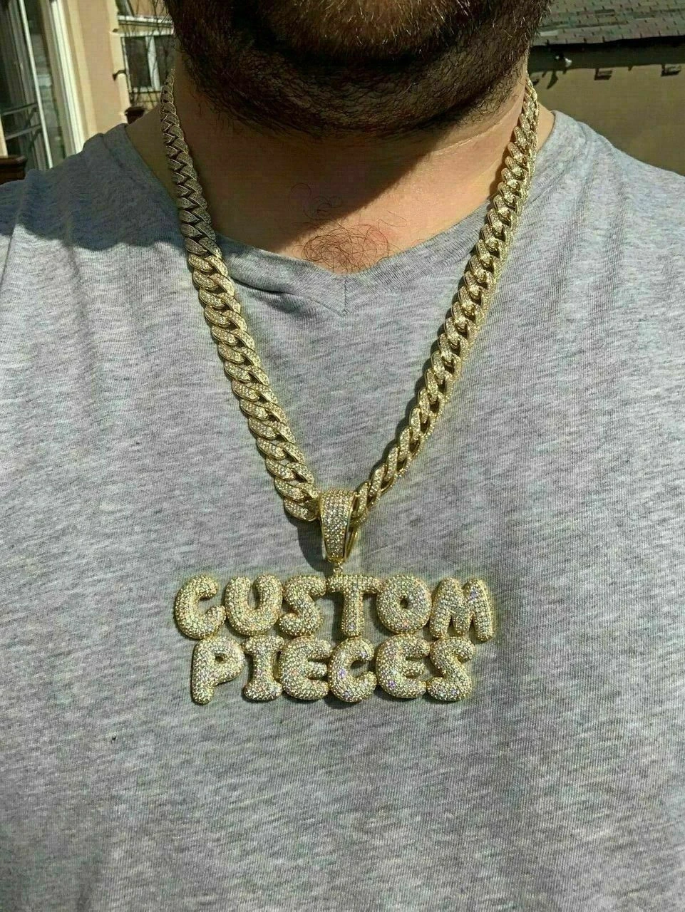 HipHop Real Custom Bubble Letter Name Pendant Iced Moissanite Pass Diamond Test 14 HipHop Real Custom Bubble Letter Name Pendant Iced Moissanite Pass Diamond Test - Image 12