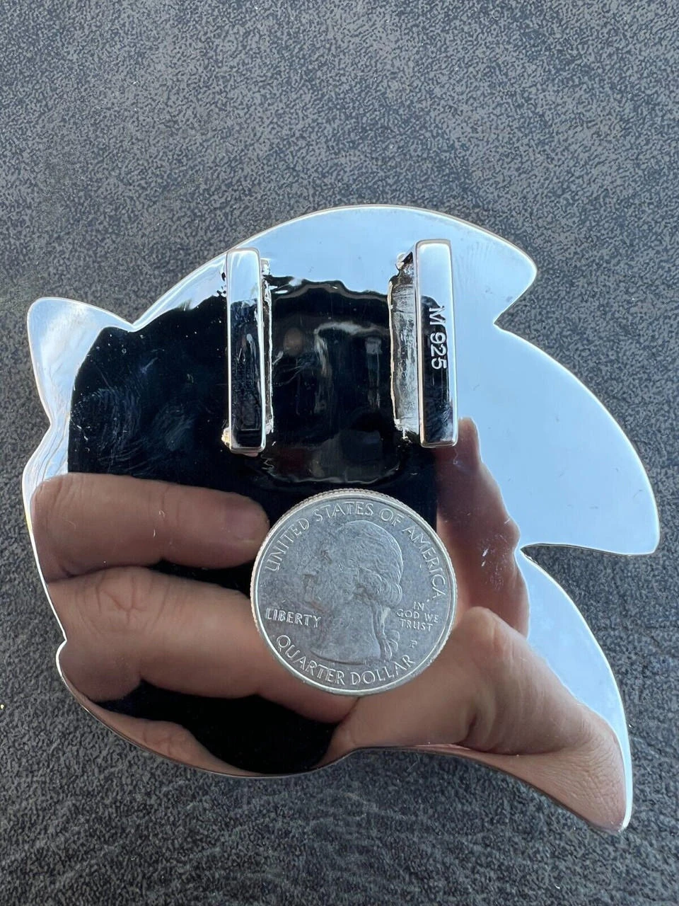 HUGE 3" 35.5ct MOISSANITE 925 Silver Sonic The Hedgehog Iced Pendant Necklace 6 HUGE 3" 35.5ct MOISSANITE 925 Silver Sonic The Hedgehog Iced Pendant Necklace - Image 4