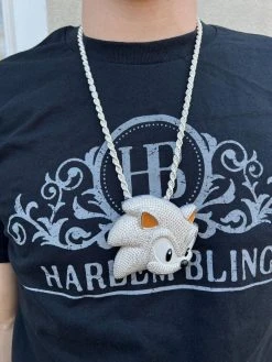 HUGE 3" 35.5ct MOISSANITE 925 Silver Sonic The Hedgehog Iced Pendant Necklace 28 HUGE 3" 35.5ct MOISSANITE 925 Silver Sonic The Hedgehog Iced Pendant Necklace -Harlem Bling Shop harlembling huge 3 35.5ct moissanite 925 silver sonic the hedgehog iced pendant necklace 65803.1675360597