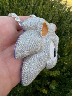 HUGE 3" 35.5ct MOISSANITE 925 Silver Sonic The Hedgehog Iced Pendant Necklace 41 HUGE 3" 35.5ct MOISSANITE 925 Silver Sonic The Hedgehog Iced Pendant Necklace -Harlem Bling Shop harlembling huge 3 35.5ct moissanite 925 silver sonic the hedgehog iced pendant necklace 91521.1675360574