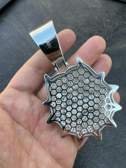 Huge 3.5" Iced Hip Hop 925 Silver Angry Pitbull Dog Animal Pendant Necklace Mens 20 Huge 3.5" Iced Hip Hop 925 Silver Angry Pitbull Dog Animal Pendant Necklace Mens -Harlem Bling Shop harlembling huge 3.5 iced hip hop 925 silver angry pitbull dog animal pendant necklace mens 15469.1664359444