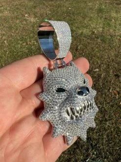 Huge 3.5" Iced Hip Hop 925 Silver Angry Pitbull Dog Animal Pendant Necklace Mens 19 Huge 3.5" Iced Hip Hop 925 Silver Angry Pitbull Dog Animal Pendant Necklace Mens -Harlem Bling Shop harlembling huge 3.5 iced hip hop 925 silver angry pitbull dog animal pendant necklace mens 65949.1664359892