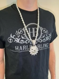 Huge 3.5" Iced Hip Hop 925 Silver Angry Pitbull Dog Animal Pendant Necklace Mens 25 Huge 3.5" Iced Hip Hop 925 Silver Angry Pitbull Dog Animal Pendant Necklace Mens -Harlem Bling Shop harlembling huge 3.5 iced hip hop 925 silver angry pitbull dog animal pendant necklace mens 79706.1664356739