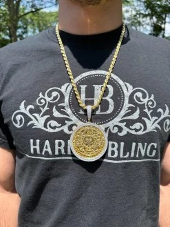 HUGE Moissanite Aztec Calendar Mayan Sun God Iced 925 Silver Pendant Necklace -Harlem Bling Shop harlembling huge moissanite aztec calendar mayan sun god iced 925 silver pendant necklace 62745.1686780351