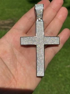 Iced 7ct Moissanite Huge 4" Real 925 Cross Pendant Men's Hip Hop Diamond Test ✅ 28 Iced 7ct Moissanite Huge 4" Real 925 Cross Pendant Men's Hip Hop Diamond Test ✅ -Harlem Bling Shop harlembling iced 7ct moissanite huge 4 real 925 cross pendant mens hip hop diamond test 17056.1664388627