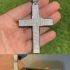 Iced 7ct Moissanite Huge 4" Real 925 Cross Pendant Men's Hip Hop Diamond Test ✅ 1 Iced 7ct Moissanite Huge 4" Real 925 Cross Pendant Men's Hip Hop Diamond Test ✅ -Harlem Bling Shop harlembling iced 7ct moissanite huge 4 real 925 cross pendant mens hip hop diamond test 43322.1664382846